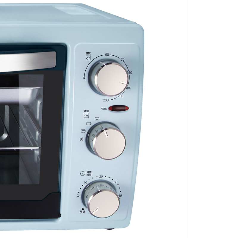 长虹电烤箱KX20-F1 20L超大容量90-230℃可控温度6档功率