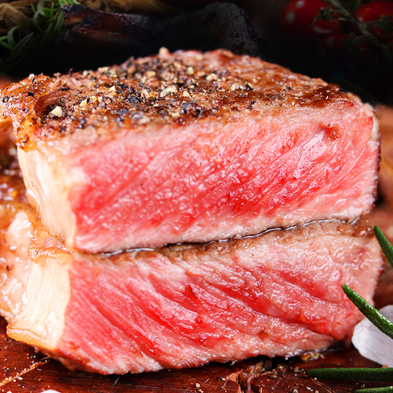货出六盘宁夏西吉 精选农户散养六盘山肉牛宁夏黄牛肉 西餐牛排252g/袋*4