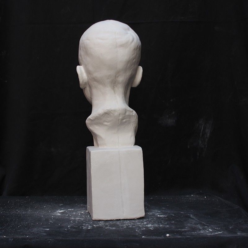 少年石膏像儿童石膏头像教具素描雕塑摆件男童ins风装饰用品 少年石膏