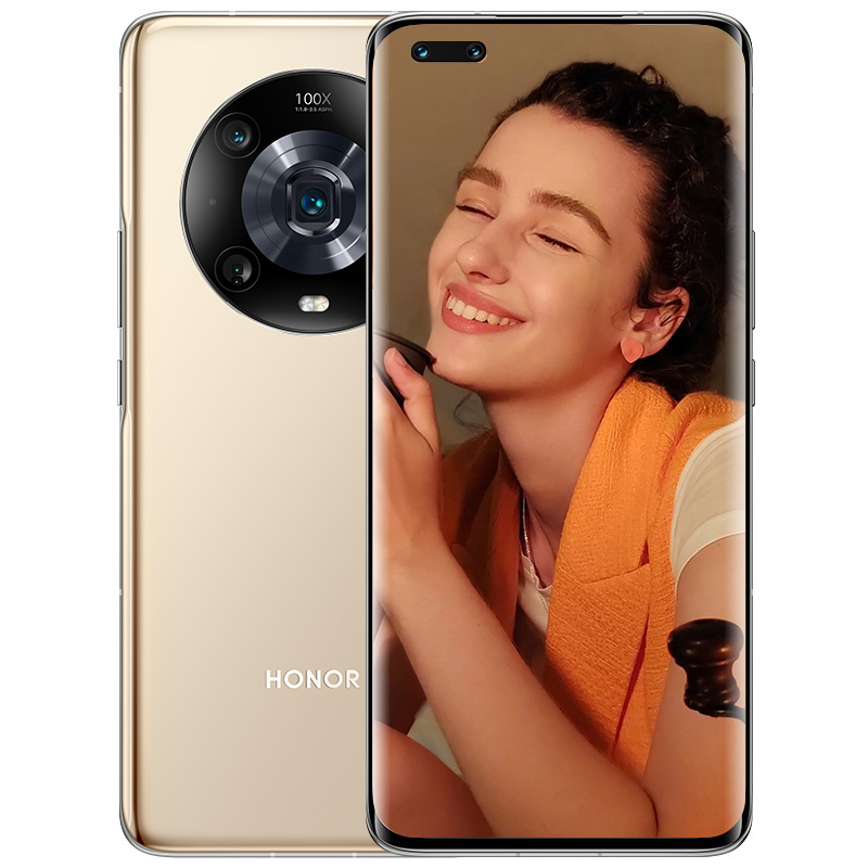 荣耀(honor) Magic4Pro 全网通版 12GB+512GB 流金 骁龙8移动平台 十亿色四曲屏幕 100W有线超级快充 移动联通电信5G全网通版手机
