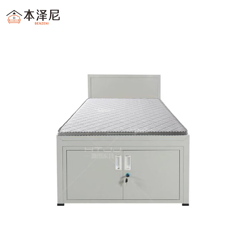 本泽尼 钢制床(含垫) HTZ-CHD114 1100*2000*400mm 套高清大图