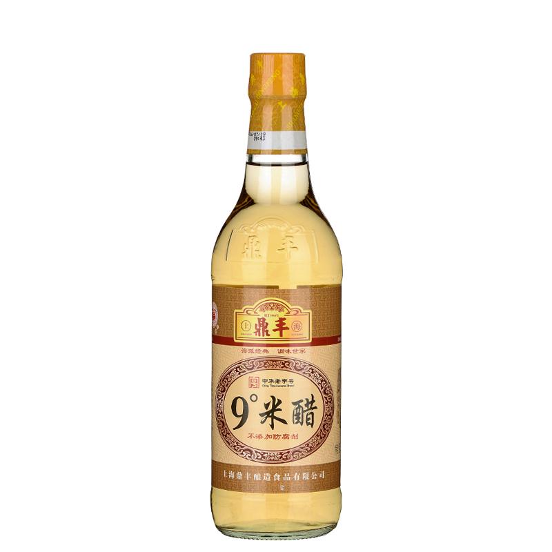 上海鼎丰 9°米醋500ml 天然发酵 醋味浓厚