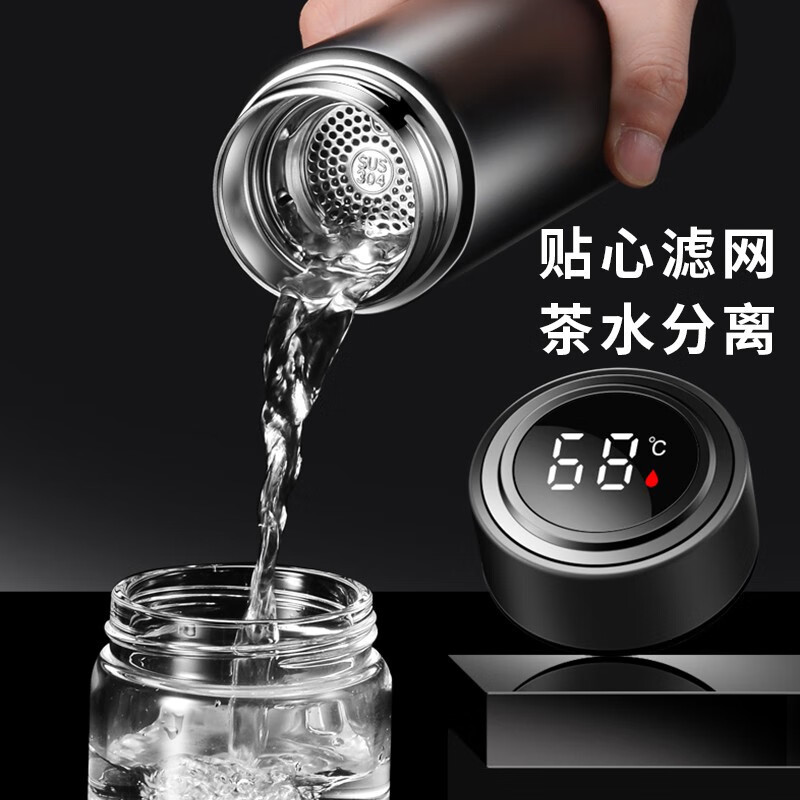 翰乐 500ml 保温杯 白色 (计价单位:个)高清大图