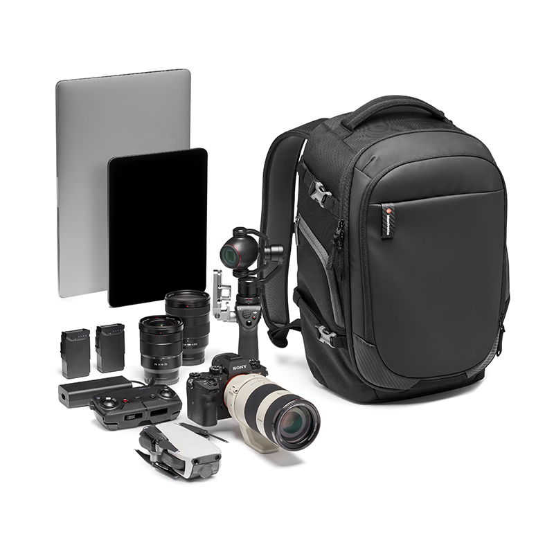 曼富图(MANFROTTO)MB MA2-BP-GM 数码相机包双肩式微单单反镜头双肩包摄影包