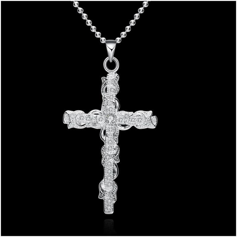 N359 Women Silver Necklace 镀925纯银女项链日韩版锁骨链潮人送女朋友七夕情人节礼物