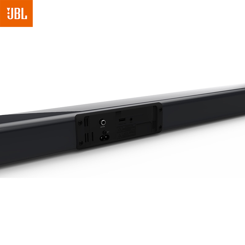 JBL STV125 无线回音壁系统 蓝牙音响 低音炮 Soundbar 条形音箱 家庭影院电视音响 黑色