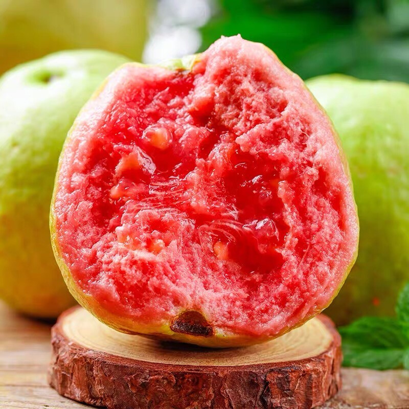 鲜木 福建红心芭乐 红色番石榴 精选5斤 珍珠芭乐红心白心 软糯香甜