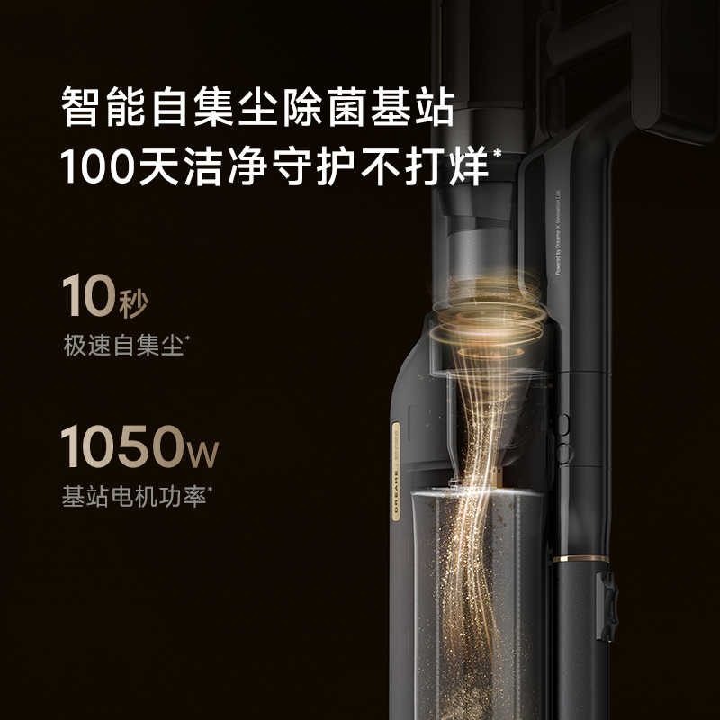 追觅 无线吸尘器大吸力小型手持 Z50 Station 1台高清大图