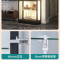 晋舰 透明展柜手办展示柜带灯玻璃柜模型陈列柜单门五层600*400*1800mm