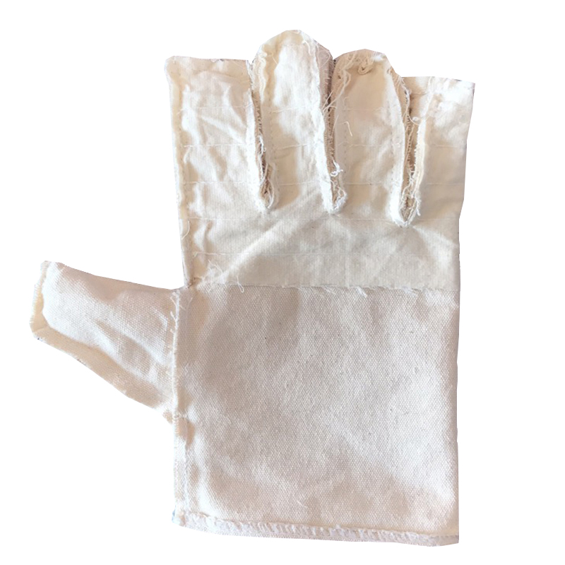 东蓓 短帆布手套1 半衬纯棉100% 25cm长 均码 副高清大图