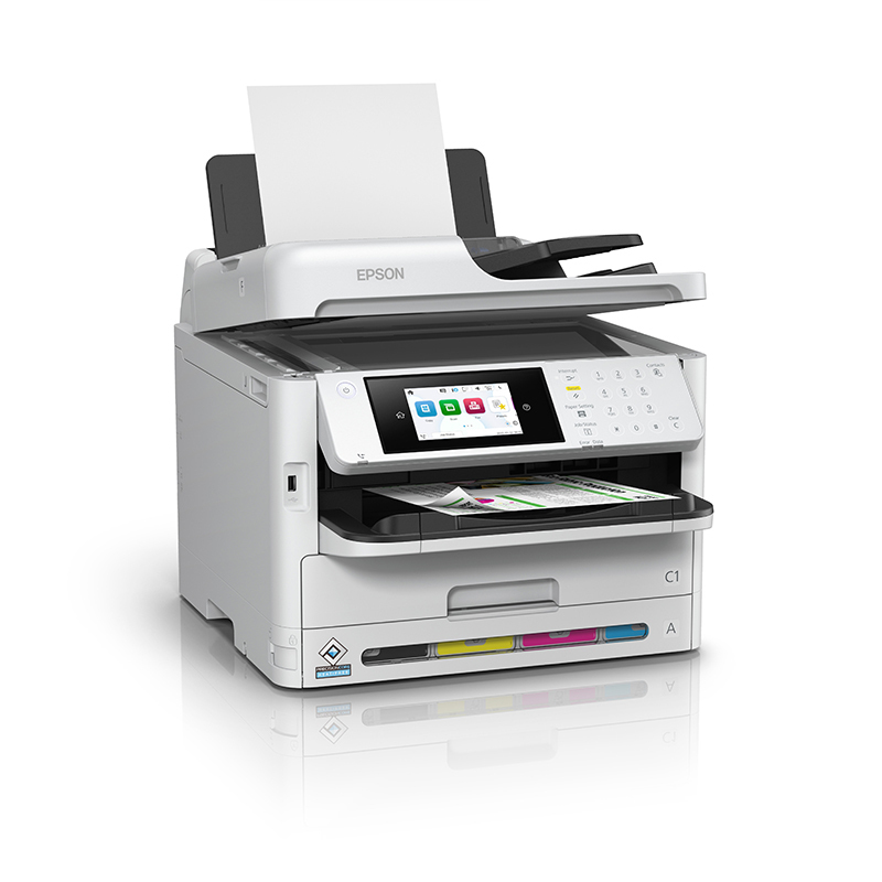 爱普生(EPSON) WF-C5890a A4彩色喷墨打印机办公自动双面打印连续复印扫描一体机稳定耐用有线/无线WIFI