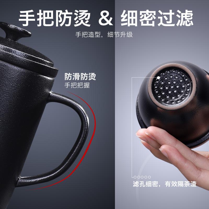 家柏饰(CORATED)便携式茶具旅行套装旅游泡茶功夫茶杯户外车载快客杯一壶三杯高清大图