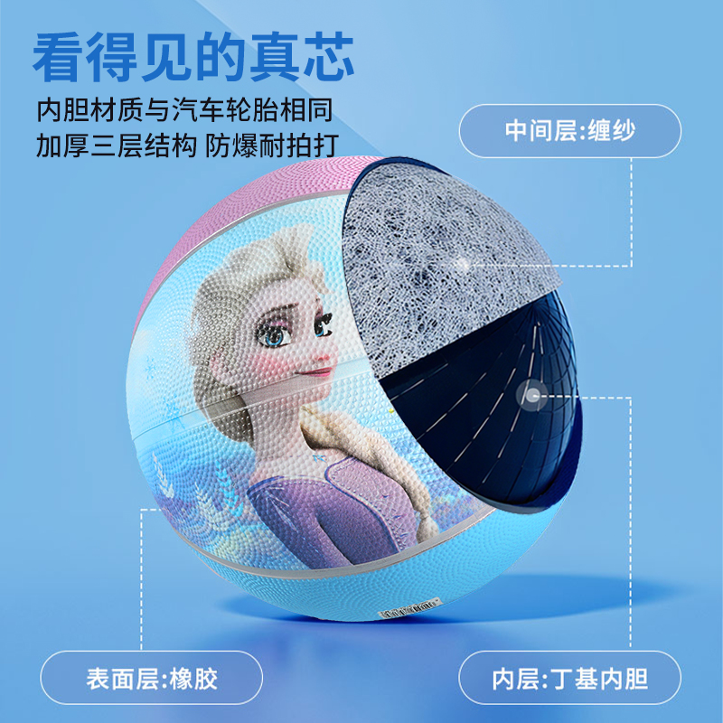 冰雪奇缘3号篮球【公主雪人】高清大图