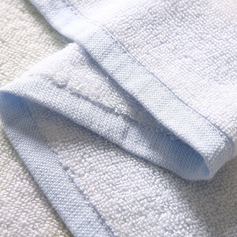 梦洁家纺 幻彩流年系列纯棉毛巾礼盒 一方一面(蓝) 34*70cm 34*34cm高清大图