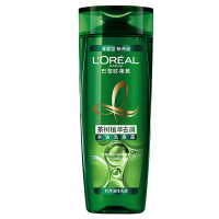 欧莱雅（L'OREAL） 欧莱雅美发茶树精油植萃滋养头皮无硅油去屑洗发水露 去屑净油洗发露 400ml