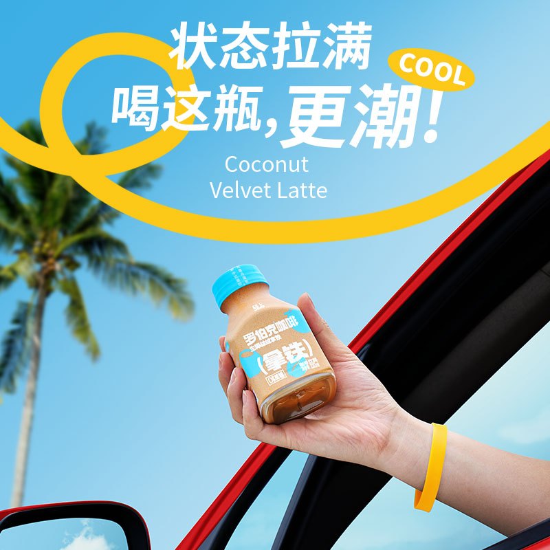 轻上厚椰乳椰浆生椰拿铁椰子汁椰奶咖啡220ml*10瓶
