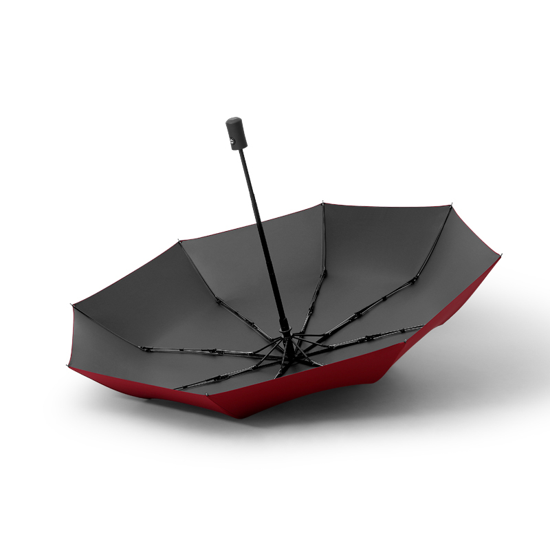 旭晴8骨黑胶防晒晴雨两用自动伞