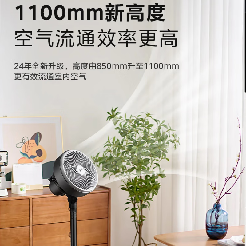 美的(Midea) 空气循环扇 遥控电风扇落地扇GAH20AB高清大图