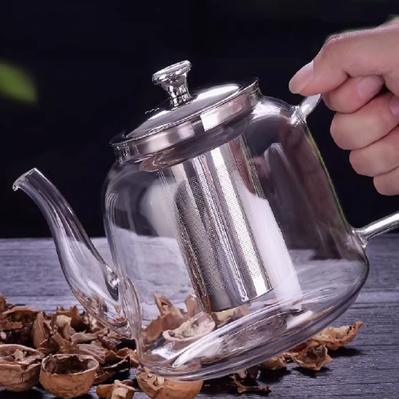 玻璃茶壶套装高清大图