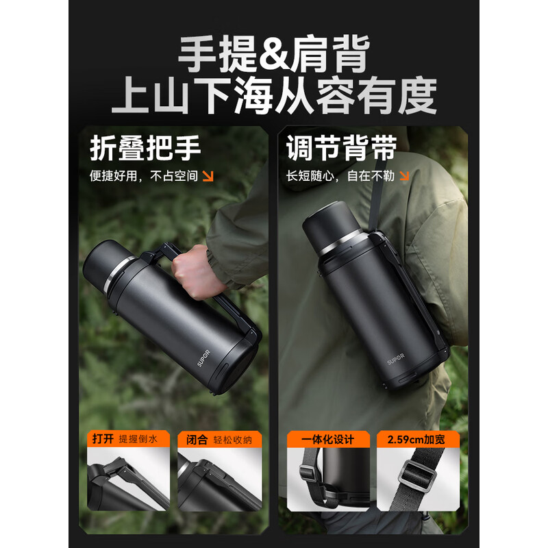 苏泊尔SUPOR智能变频电水壶1.7L快速加热保温设计时尚简约家用电器高清大图