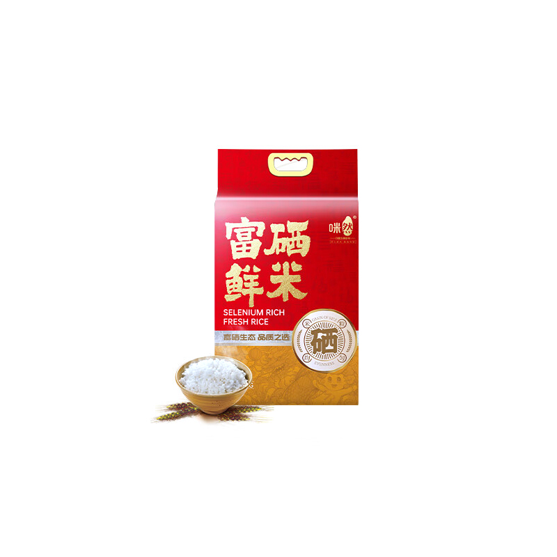 咪然 富硒鲜米5kg 袋高清大图