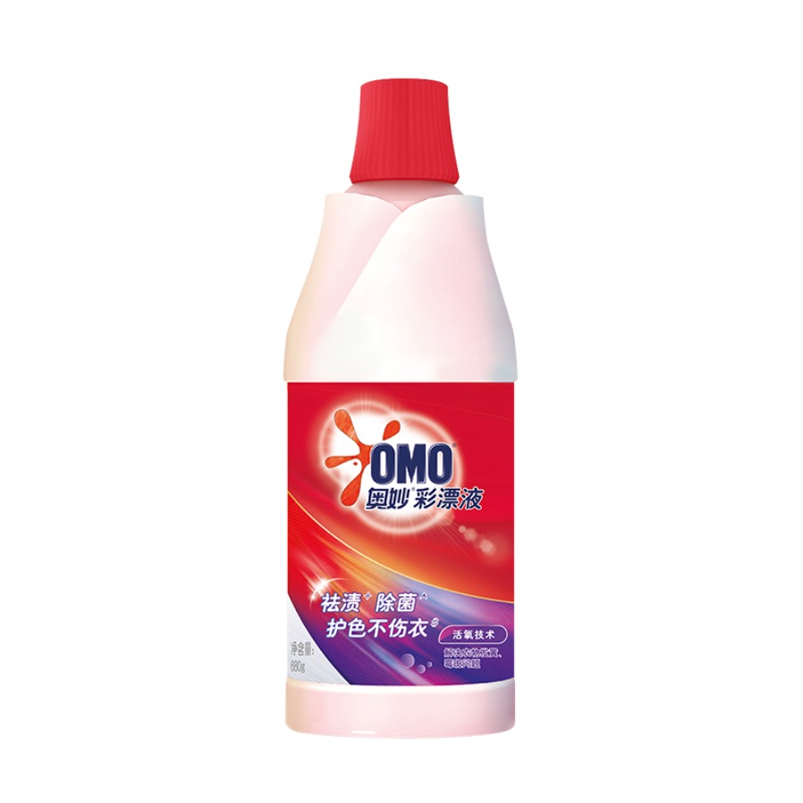 奥妙(omo)彩漂液 彩色衣物色渍净 漂渍液680g*2