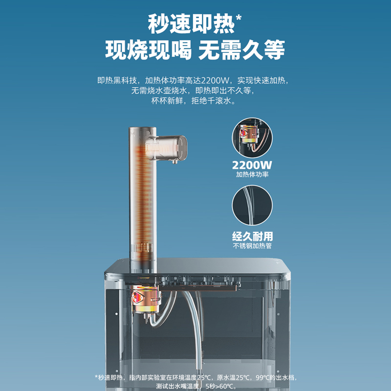 飞利浦饮水机2025新款家用即热式茶吧机智能下置水桶饮水机器189