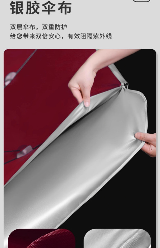 翼澜 户外遮阳伞 遮阳蓬把高清大图