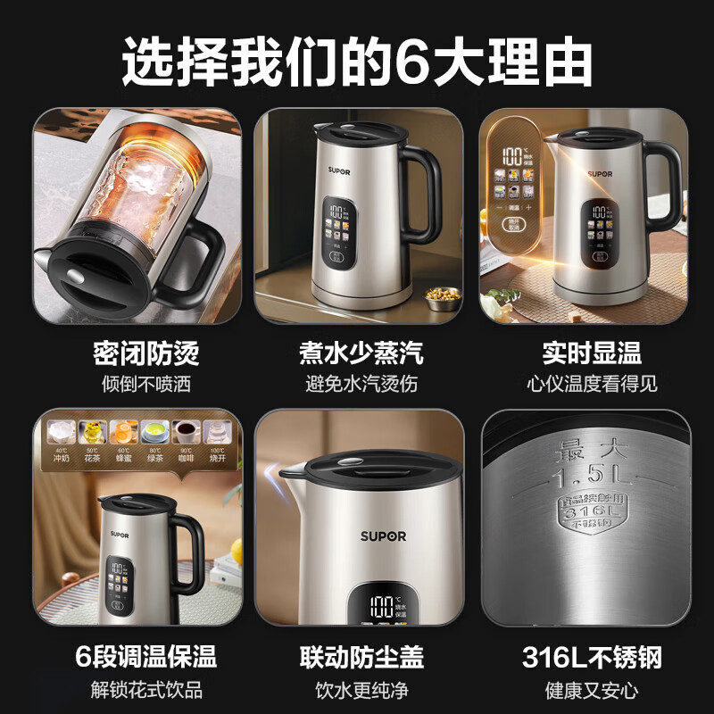 苏泊尔(SUPOR)电水壶SW-15S02FQ