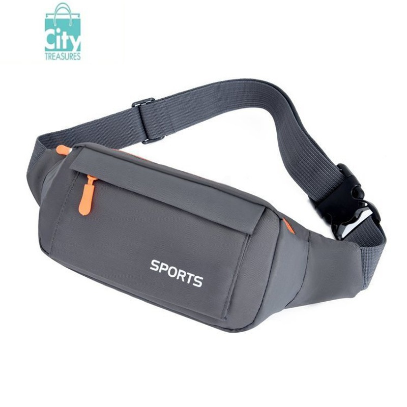 bangdou户外运动跑步腰包男女多大容量斜挎包时尚潮流防水手机腰包