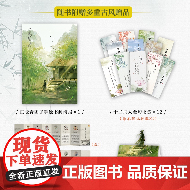 正版 曾有天真少年时 苏轼 欧阳修 辛弃疾 李清照 晏殊等12位宋朝词人风雅集 植物私塾主理人解读150首宋词高清大图