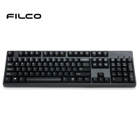斐尔可(Filco) FKBC104MRL/EB2(104双模圣手二代)黑色红轴 无线蓝牙有线双模版机械键盘