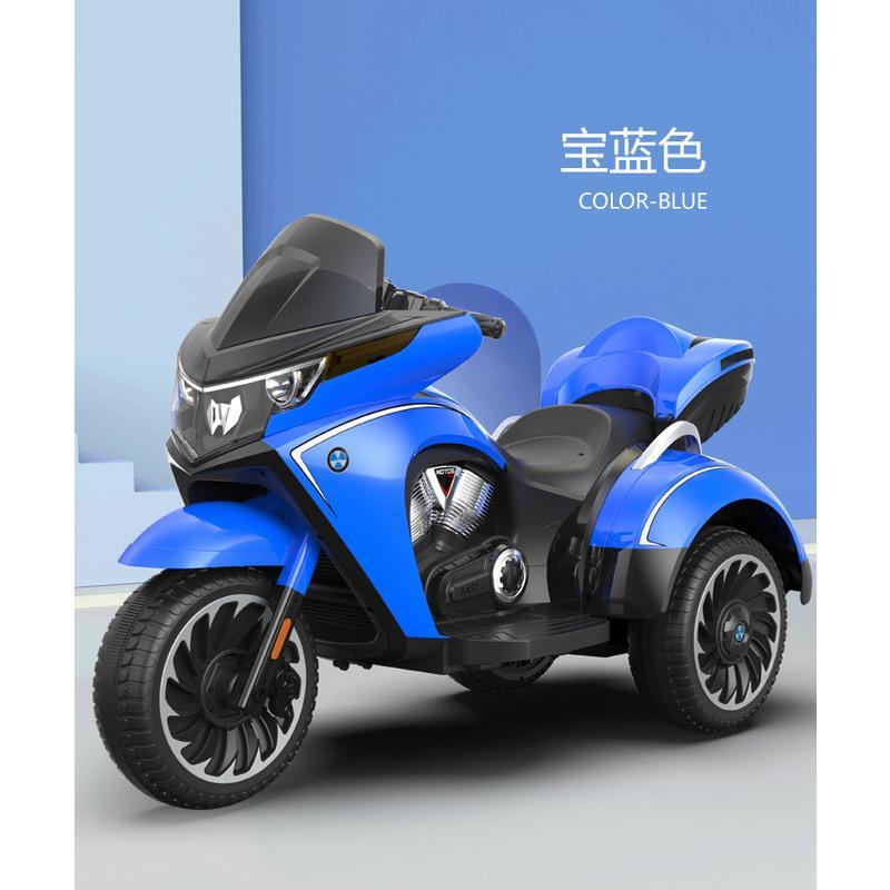 儿童电动摩托车带遥控男孩充电三轮车可坐大人大号宝宝玩具车双驱