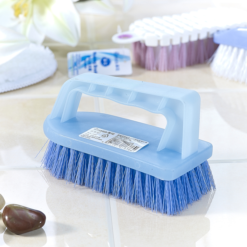 茶花连体洗衣刷 13.5*5.5*8.5cm/个高清大图