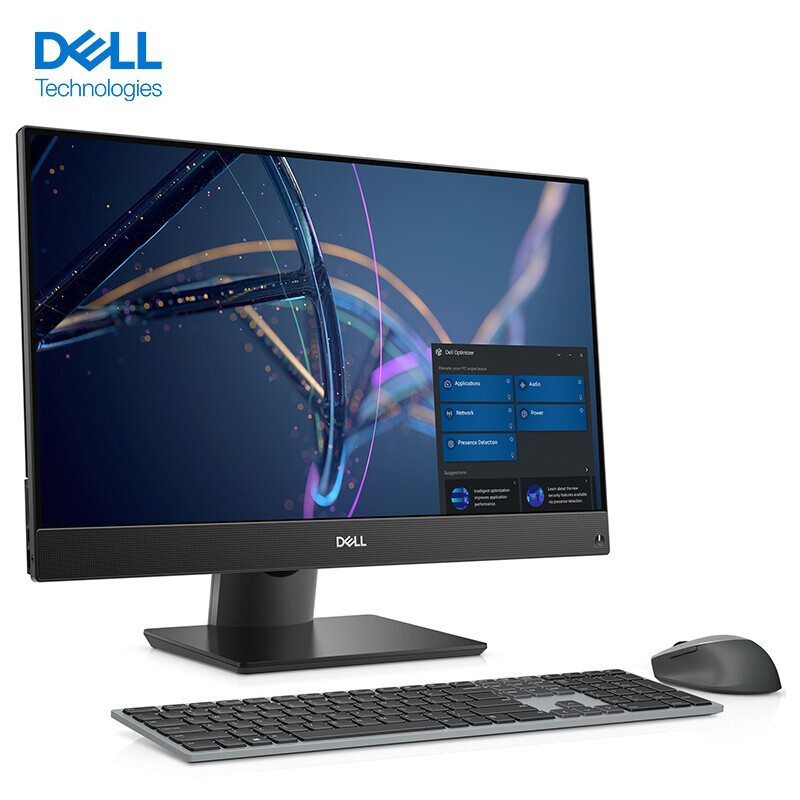 戴尔(DELL) OptiPlex7410 23.8英寸高端游戏作图商用台式一体机电脑 [非触屏]定制 I5-13500T/集显 8G内存/1T机械+256G固态