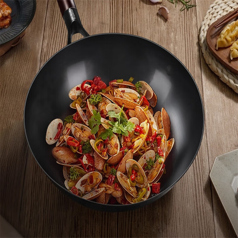 荣事达 RSD091-FJ 章丘老铁锅 无涂层不粘锅 32cm