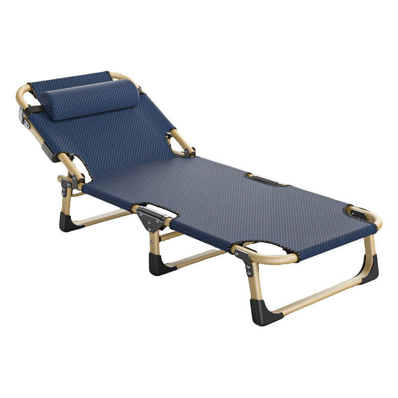 围达 折叠床躺椅 193*68*30cm格纹青 张高清大图