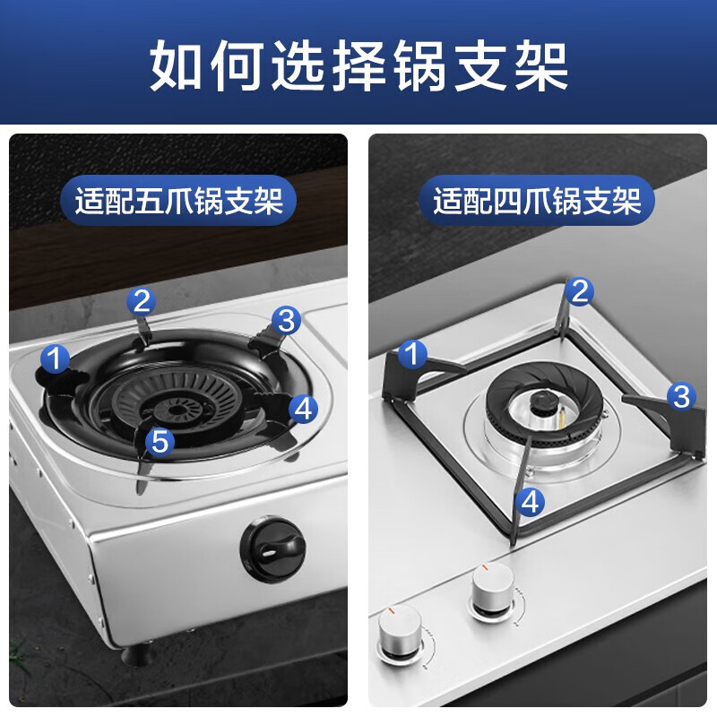燃气灶辅助锅支架 聚火罩防风罩 四爪通用 挡风聚能防滑 燃气灶 煤气灶防风罩[五爪通用]聚能防风罩高清大图
