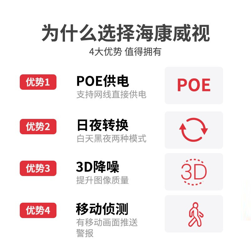 海康威视网络监控摄像头 星光级高清半球带POE DS-2CD3386FWDV2-IS(800万)4mm