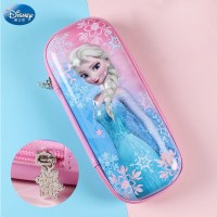 迪士尼(Disney)E6036F8冰雪奇缘文具盒 冰雪公主粉色 小学生笔袋铅笔盒儿童大容量铅笔袋 抗压耐摔防水笔袋