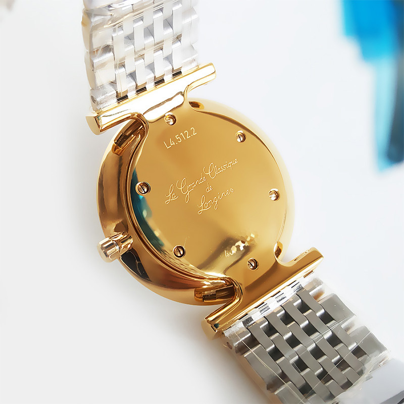 [二手]正品 浪琴 LONGINES 嘉岚 石英 29MM女表 珍珠贝母表盘 原镶钻 99新