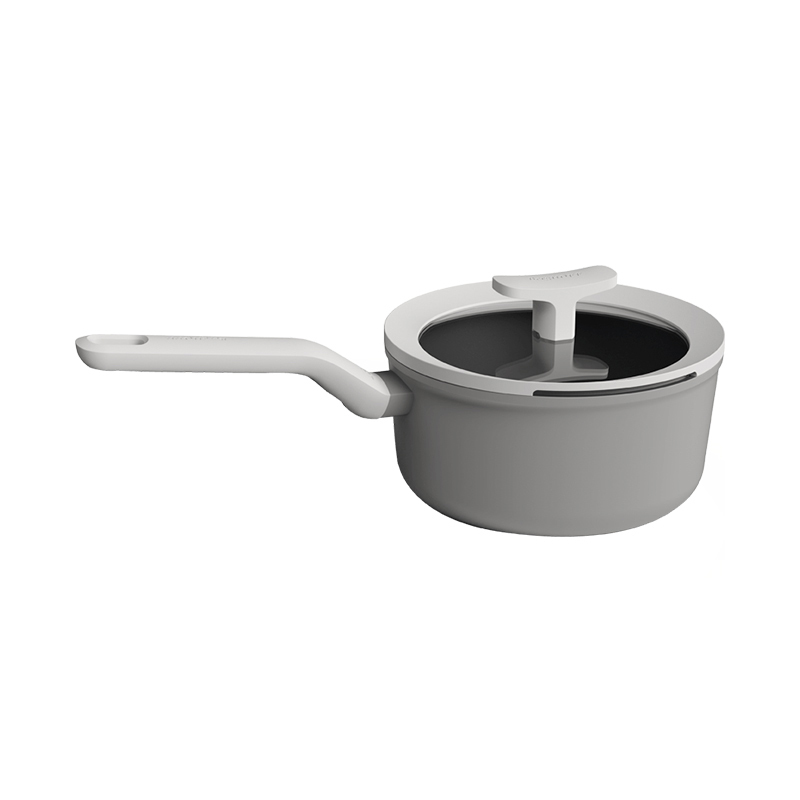 贝高福(Berghoff)锅具 Leo系列 2L奶锅 砖红(BH0101903)小奶锅宝宝辅食锅汤锅牛奶泡面锅18cm