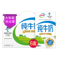 伊利 纯牛奶1L*6盒/礼盒装