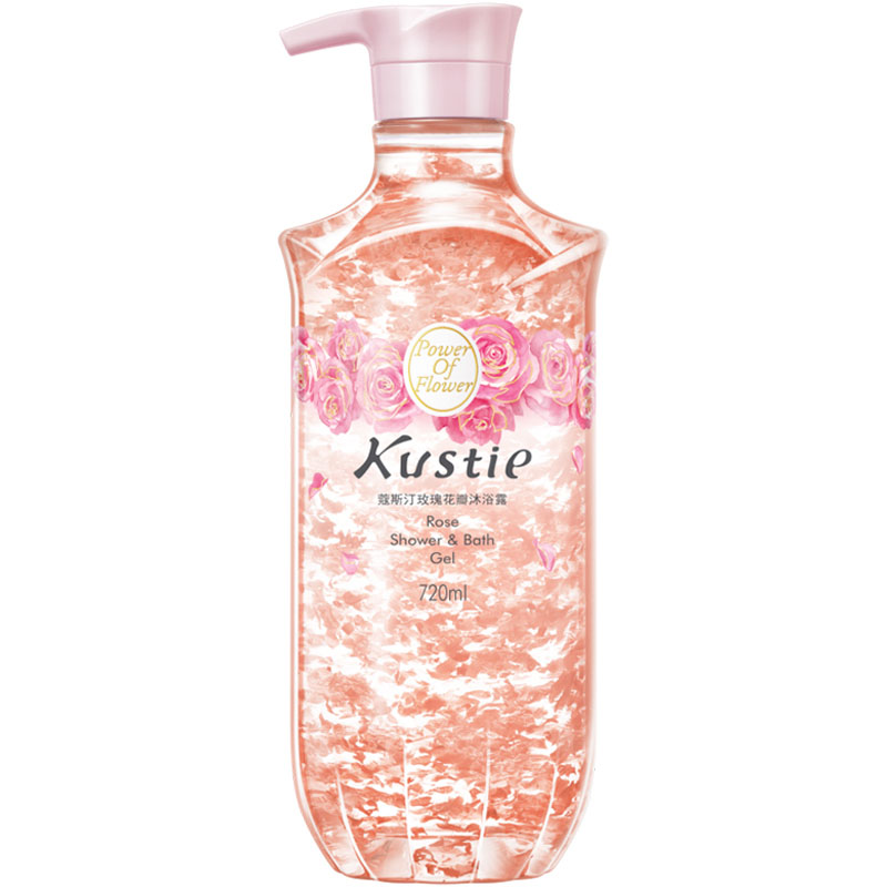 蔻斯汀沐浴露玫瑰花瓣沐浴露香氛沐浴泡沫丰富沐浴露720g