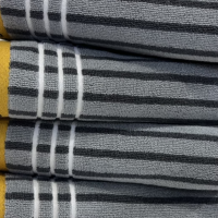 世纪金鹰 精梳棉高端条纹面巾 125g/ 条 125g