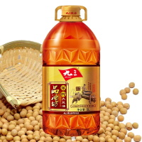 正品 九三大豆油 古法笨榨 品油坊大豆油5L 九三 非转基因食用油