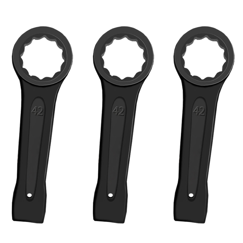 立伟铁牛敲击梅花扳手42mm/把高清大图