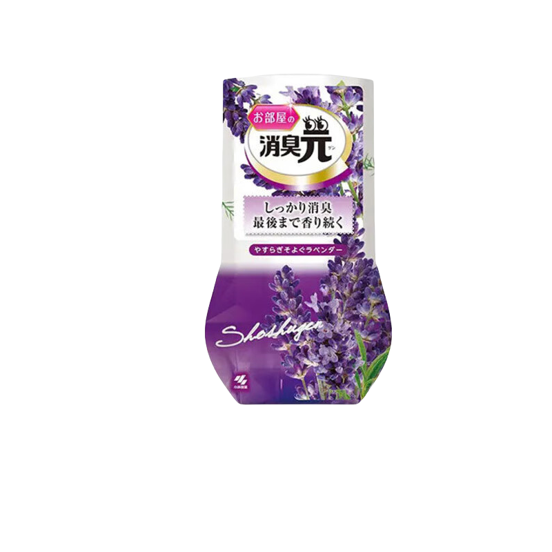 小林制药消臭元液体芳香剂 日本进口空气清新剂 房间厕所除臭剂400ml 【房间用】薰衣草香