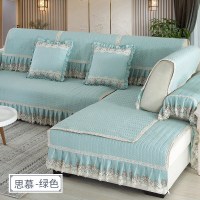 沙垫四季通用型布艺坐垫简约现代防滑沙罩沙套全包萬能套