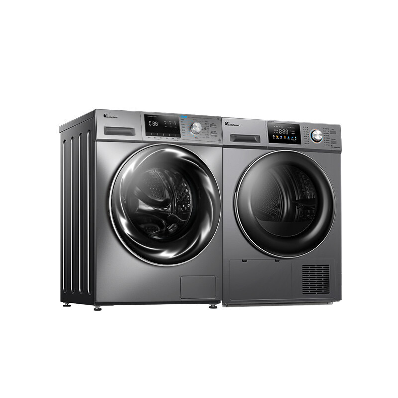 小天鹅洗烘套装10kg水魔方滚筒全自动洗衣机烘干机组合热泵干衣机tg